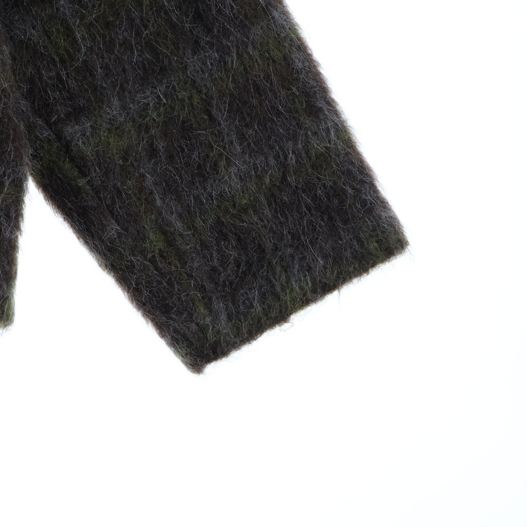 OUR LEGACY(アワーレガシー) 25AW Cardigan チェック ドルフ ヘイリー ウールモヘアニット カーディガン ブラウン M4256CD