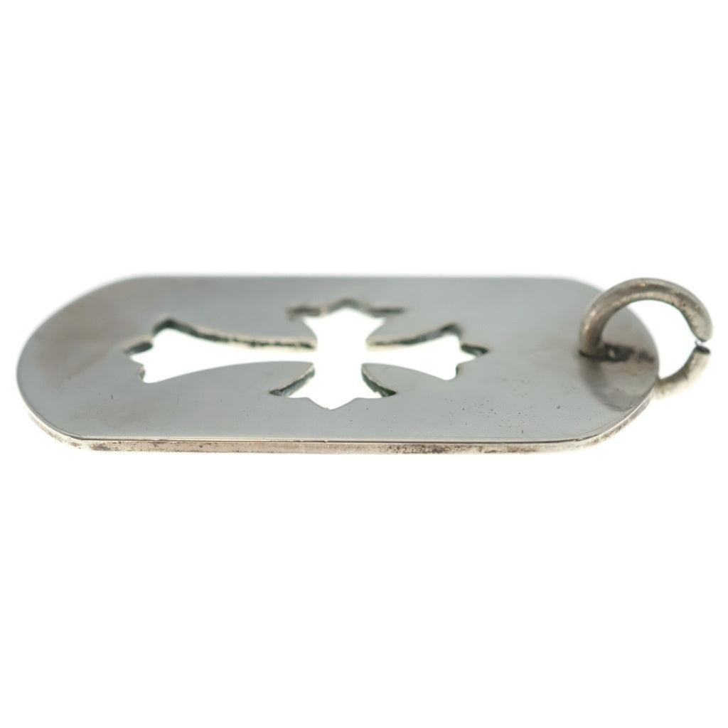 CHROME HEARTS(クロムハーツ) D TAG LRG CO CRS カットアウトクロスドッグタグ ラージ ペンダントトップ シルバー BCA239