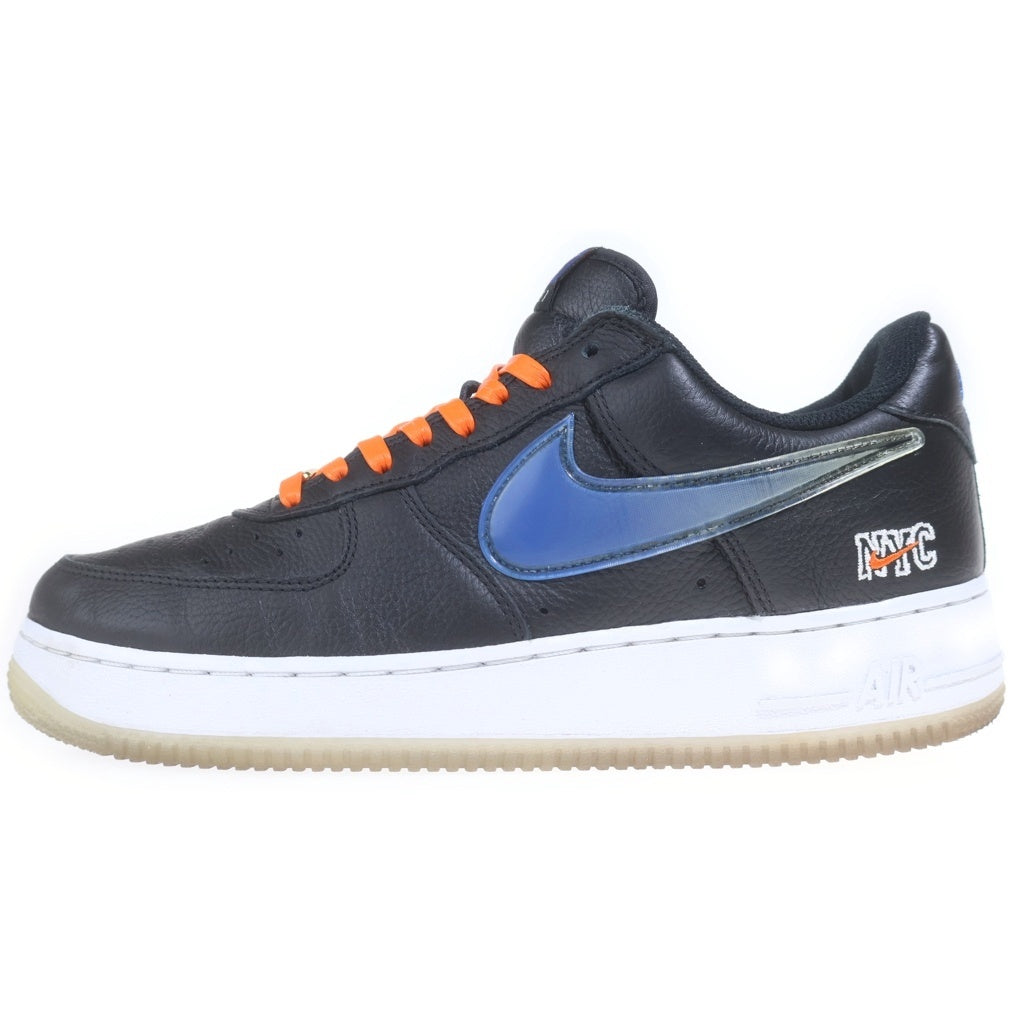 NIKE(ナイキ) ×KITH AIR FORCE 1 LOW NEW YORK KNICKS キス エアフォース1 ロー ニューヨーク ニックス ローカットスニーカー ブラック US9/27cm CZ7928-001