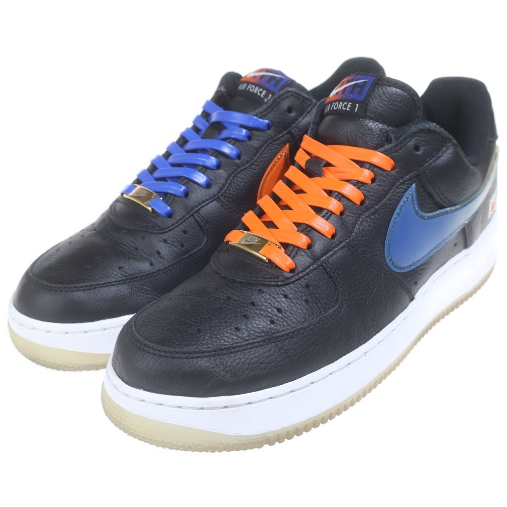 NIKE(ナイキ) ×KITH AIR FORCE 1 LOW NEW YORK KNICKS キス エアフォース1 ロー ニューヨーク ニックス ローカットスニーカー ブラック US9/27cm CZ7928-001