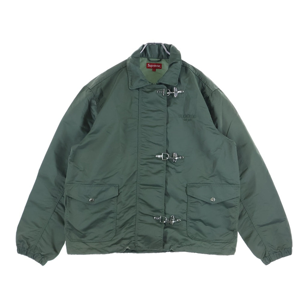 SUPREME(シュプリーム) 18SS Firemen Clasp Jacket ファイヤーマン クラプス ナイロン ジャケット カーキ