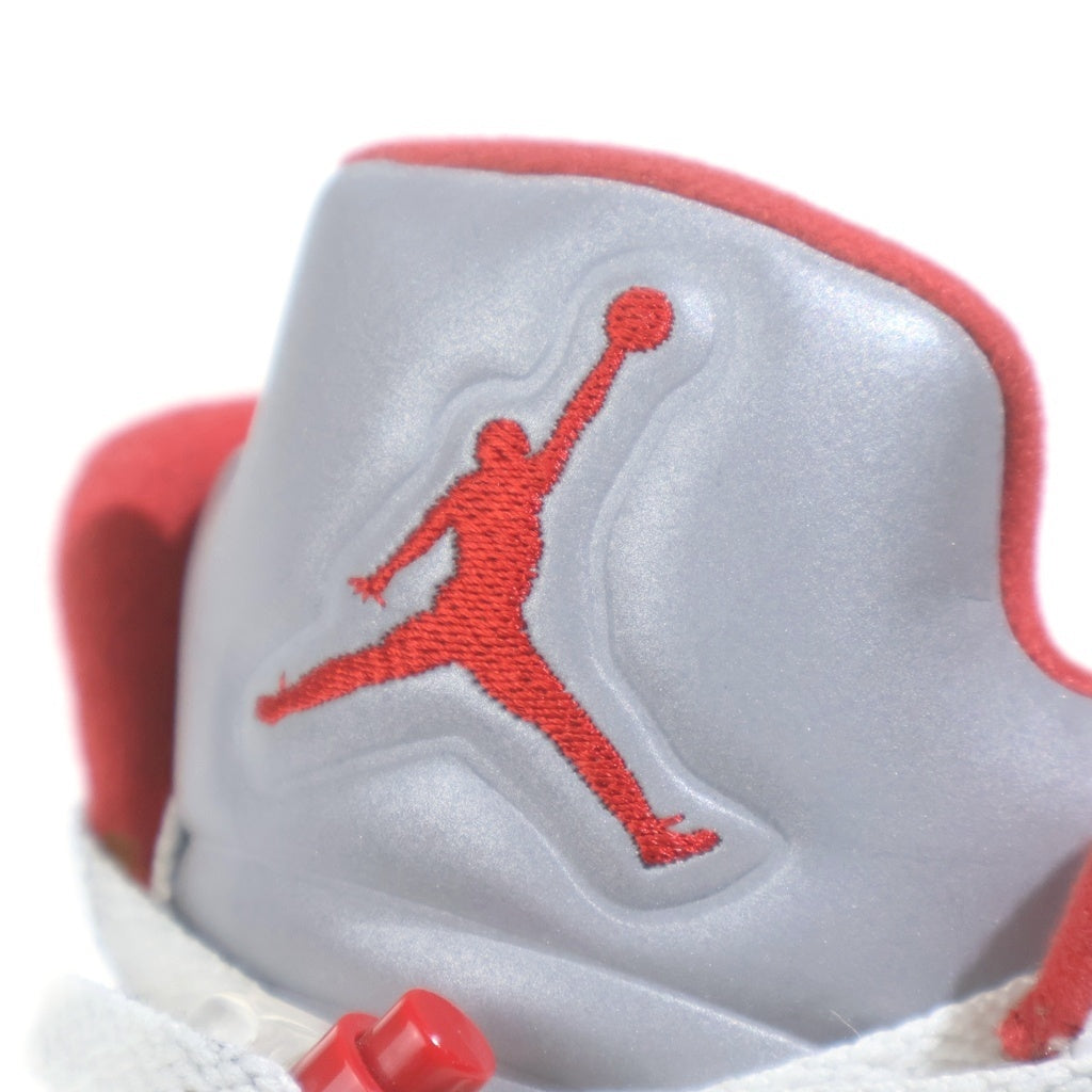 NIKE(ナイキ) AIR JORDAN 5 RETRO OG FIRE RED エアジョーダン レトロ ファイアレッド ハイカットスニーカー ホワイト/レッド US9/27cm DA1911-102