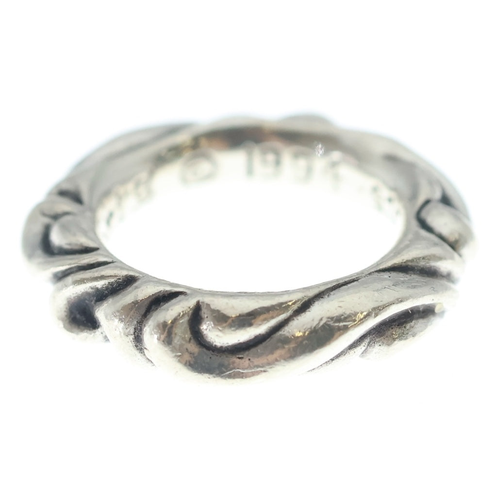 CHROME HEARTS(クロムハーツ) SCRL BAND スクロールバンド リング シルバー BCA351