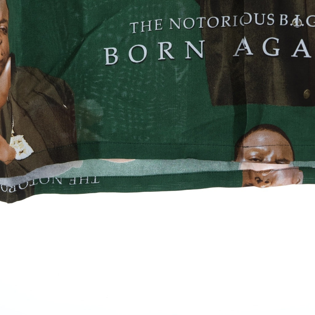 WACKO MARIA(ワコマリア) 21SS × THE NOTORIOUS B.I.G HAWAIIAN SHIRT S/S ザ・ノトーリアス ビーアイジー ハワイアン オープンカラー 半袖シャツ グリーン BIGGIE-WM-HI02