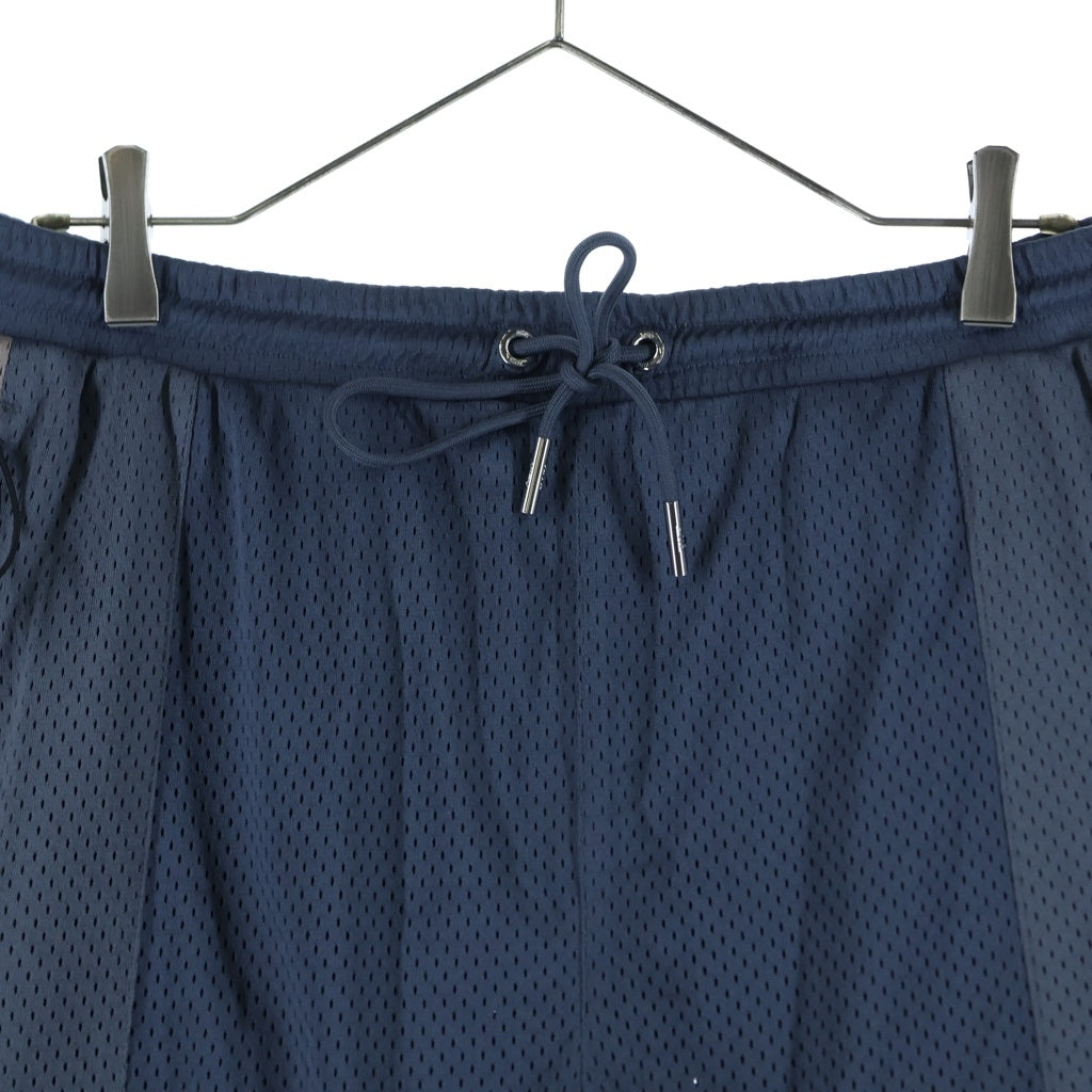 KITH(キス) 21SS パネル切り替え メッシュハーフパンツ ショーツ ネイビー/グレー 21-032-060-0005-2-0