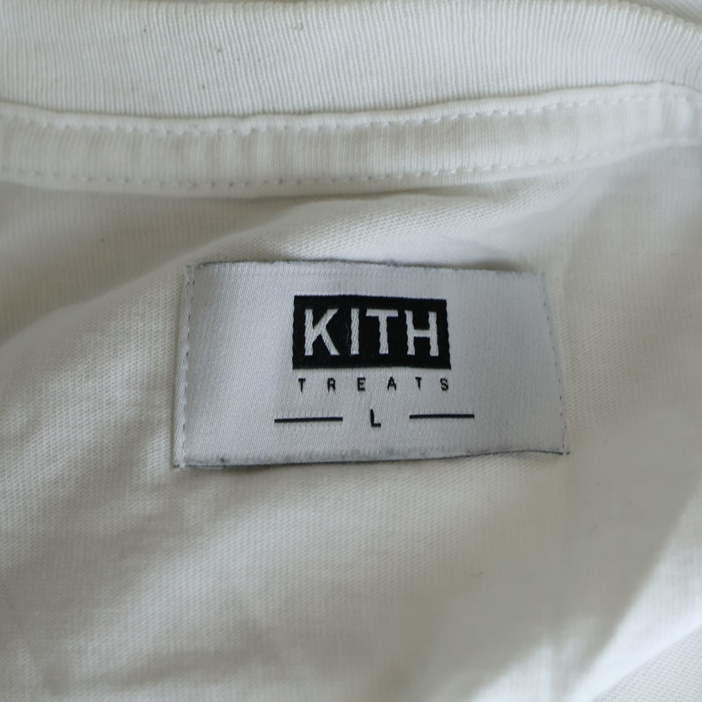 KITH(キス) 21SS Treats Chronicles L/S Tee トリーツ クロニクルズ アイスクリーム フロントアートプリント クルーネック 長袖Tシャツ カットソー 21-070-066-0001-1-0