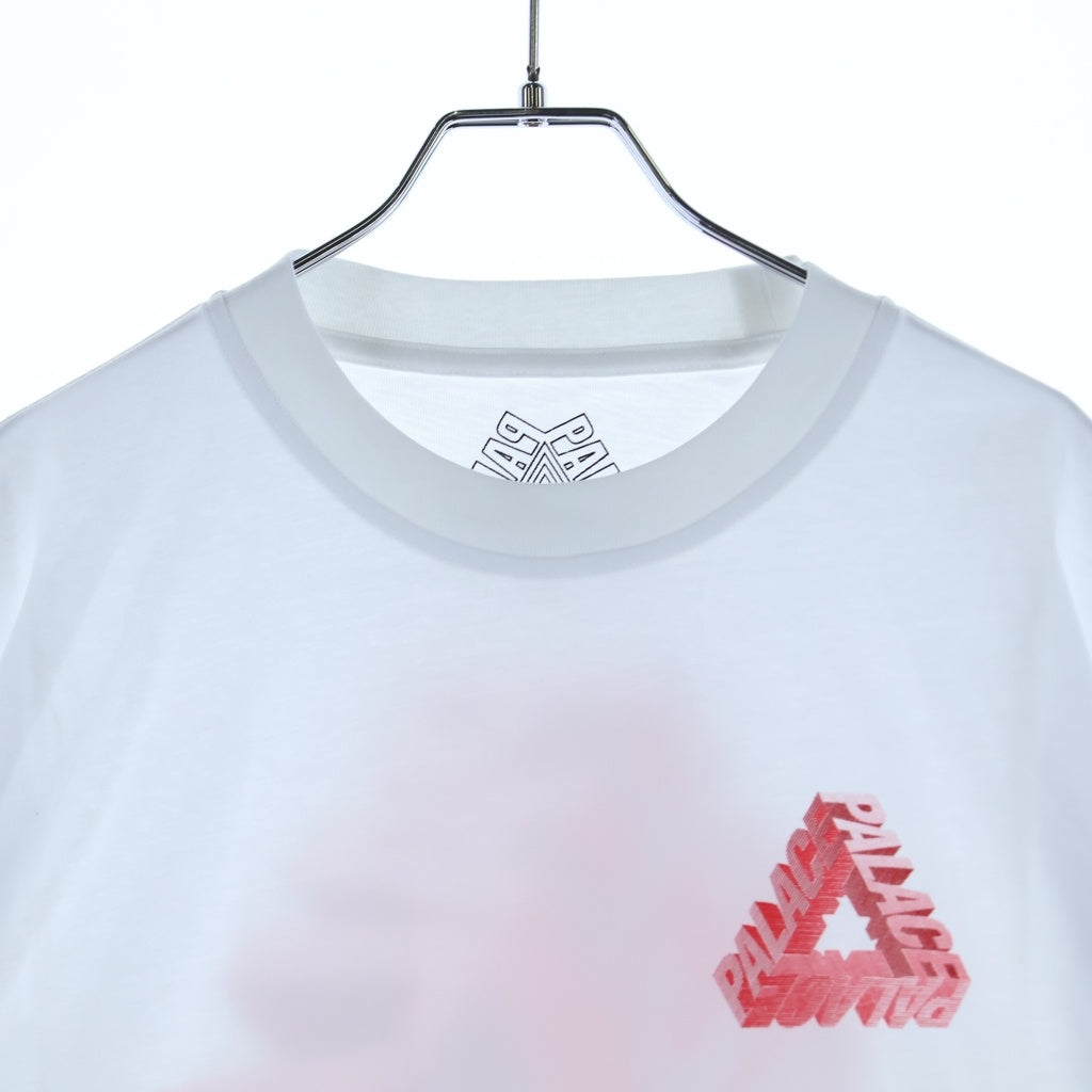 Palace Skateboards(パレススケートボーズ) 17AW P-3D L/S TEE 3Dロゴ クルーネック 長袖Tシャツ カットソー ホワイト