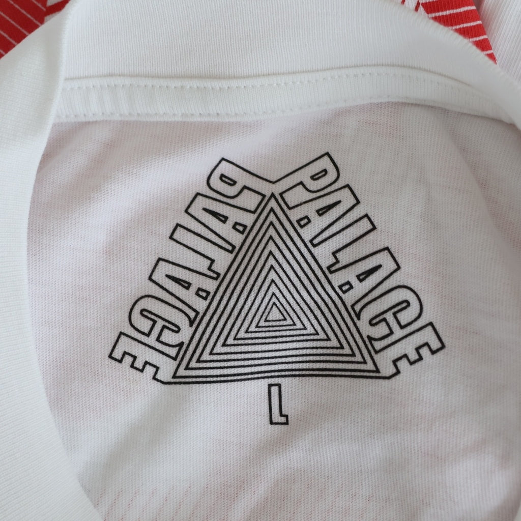 Palace Skateboards(パレススケートボーズ) 17AW P-3D L/S TEE 3Dロゴ クルーネック 長袖Tシャツ カットソー ホワイト