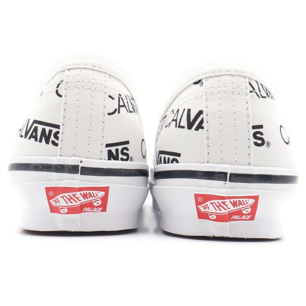 VANS(ヴァンズ) × Calvin Klein × Palace Og Authentic Calカルバンクライン パレス オーセンティック カルバンズ ローカットスニーカー ホワイト US9.5/27.5cm VN0AFBDQLZ