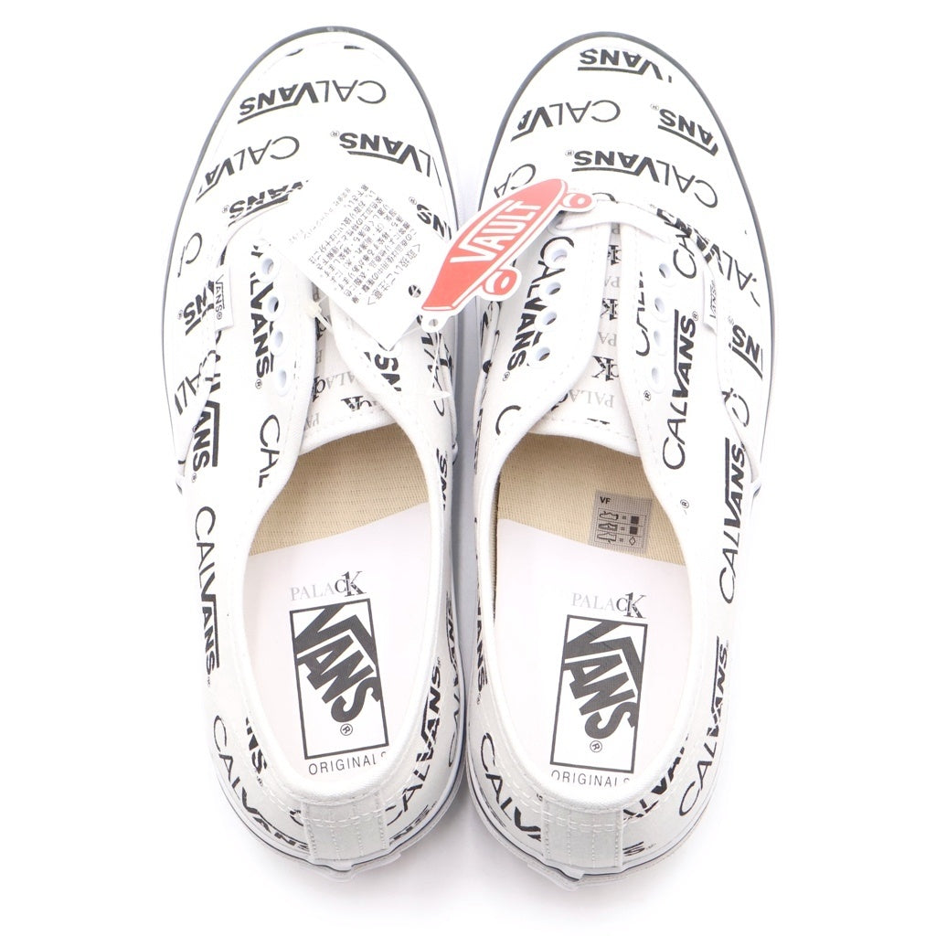 VANS(ヴァンズ) × Calvin Klein × Palace Og Authentic Calカルバンクライン パレス オーセンティック カルバンズ ローカットスニーカー ホワイト US9.5/27.5cm VN0AFBDQLZ