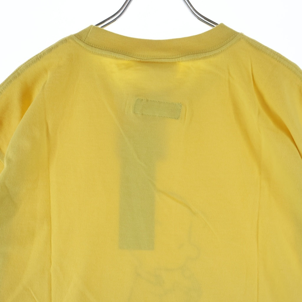 NO BRAND(ノーブランド) 【ARTYZ アーティーズ】08SS × PEANUTS CHARLIE BROWN MEET TEE ピーナッツ チャーリーブラウン プリント クルーネック 半袖Tシャツ イエロー