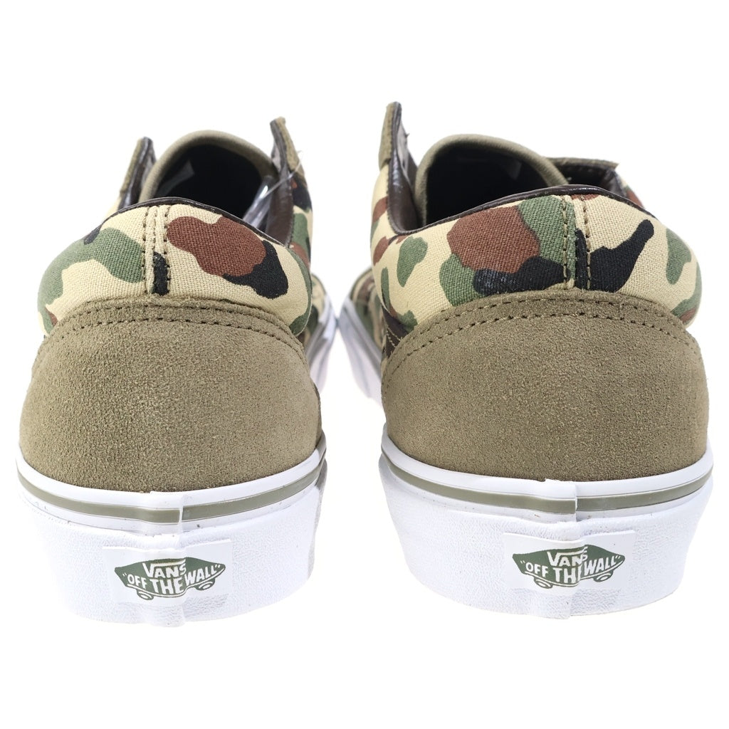 VANS(ヴァンズ) × J.CREW OLD SKOOL CAMO ジェイクルー オールドスクール カモ ローカットスニーカー カーキ US10/28cm VN0A38G1T54