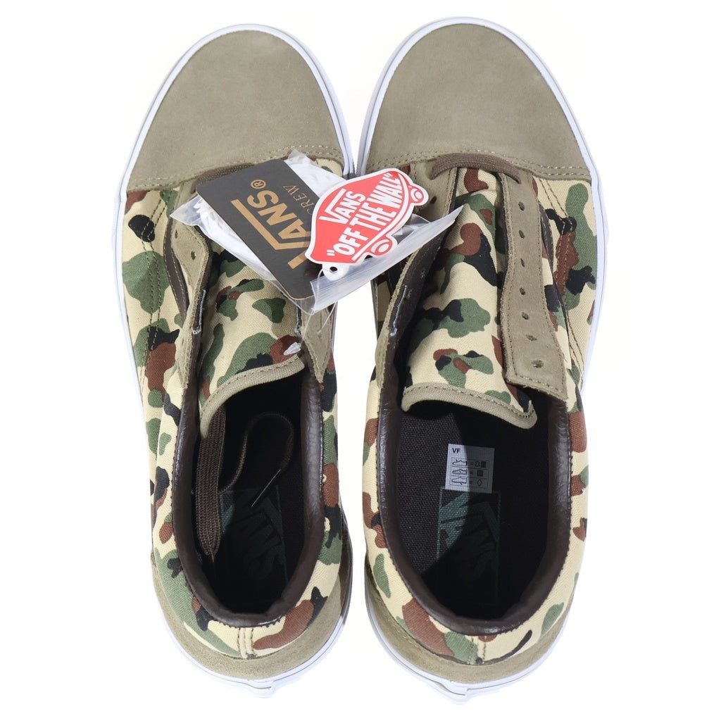 VANS(ヴァンズ) × J.CREW OLD SKOOL CAMO ジェイクルー オールドスクール カモ ローカットスニーカー カーキ US10/28cm VN0A38G1T54