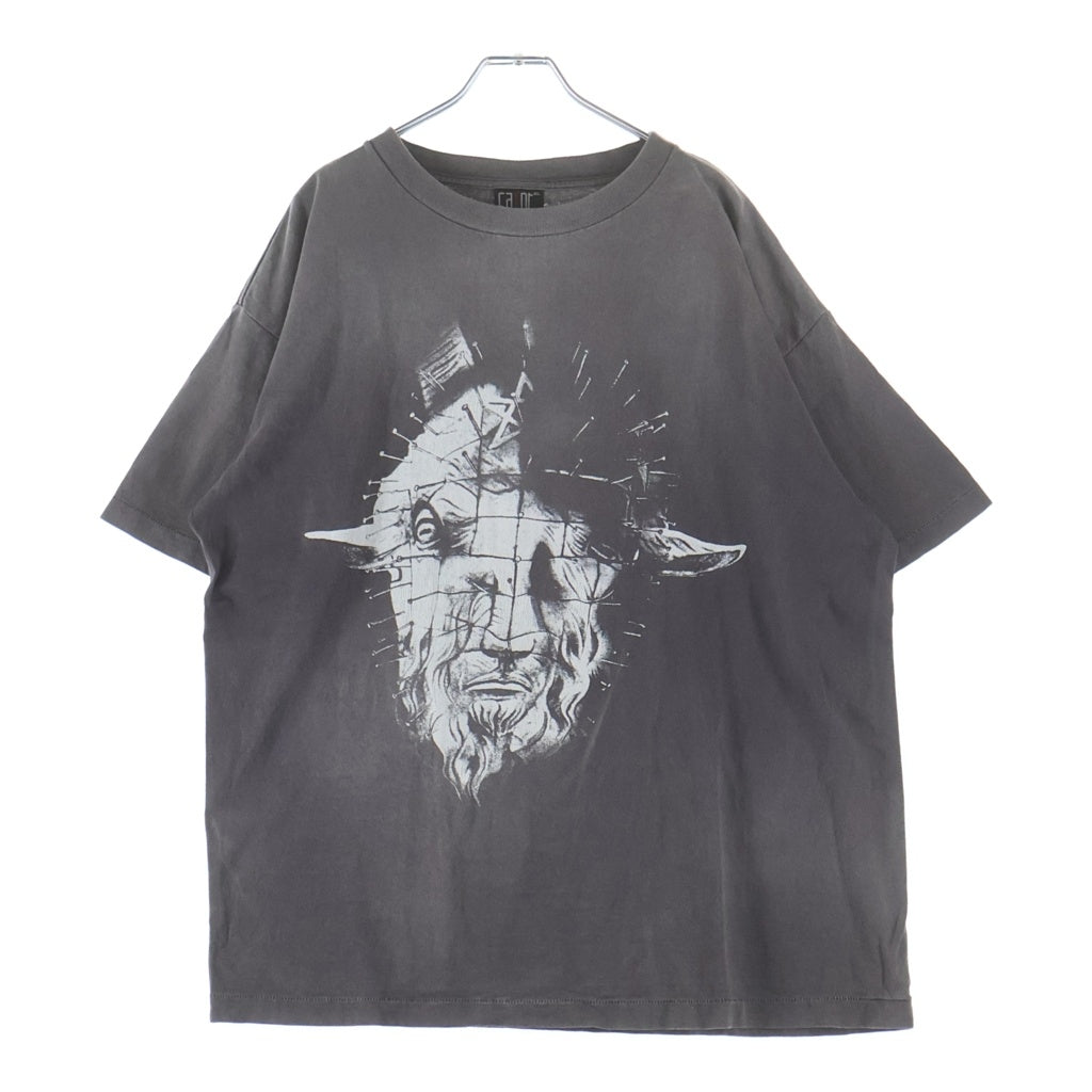 SAINT MICHAEL(セントマイケル) Go To Hell S/S Tee ゴー トゥー ヘル 両面プリント加工 半袖 Tシャツ カットソー ブラック SM-S22-0000-020