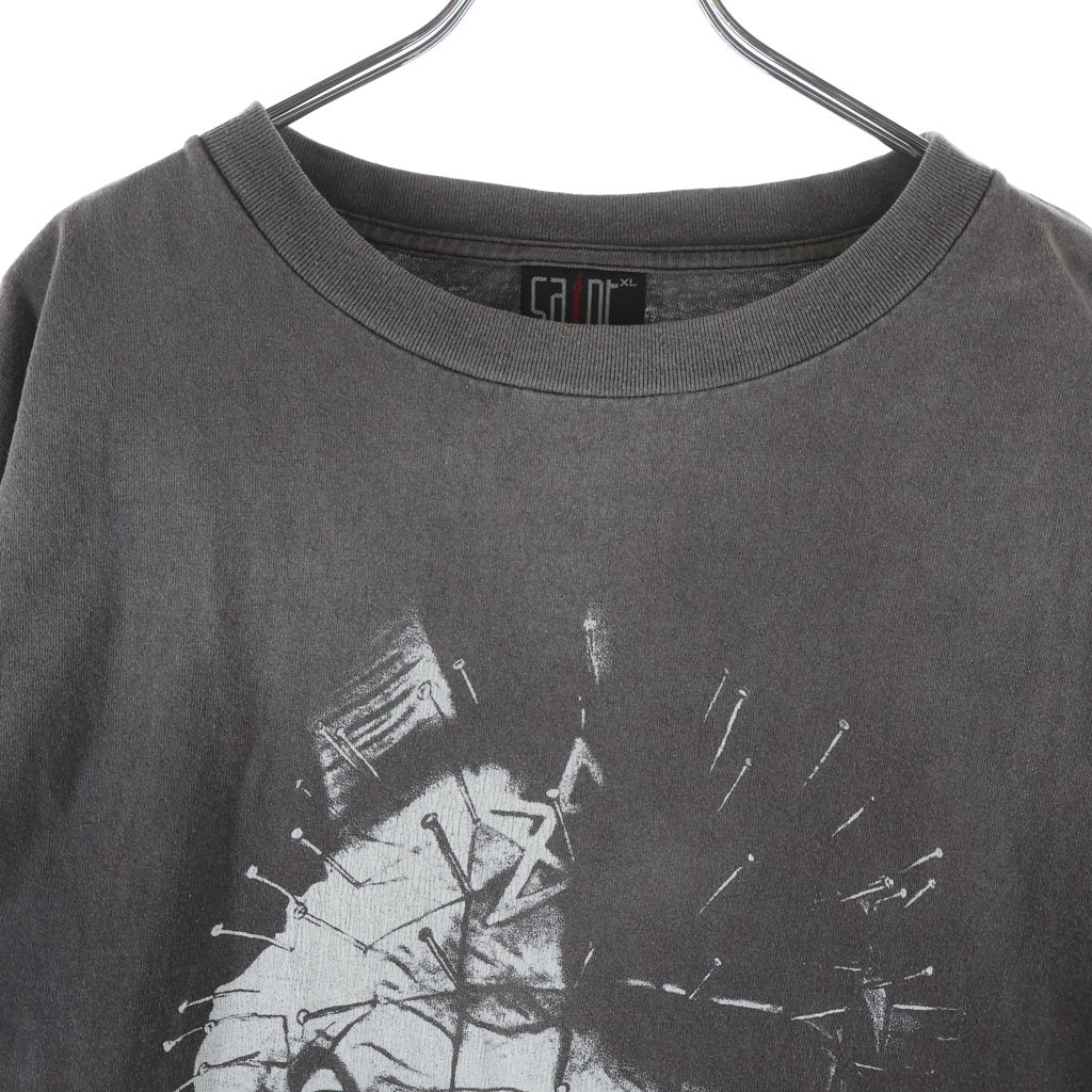 SAINT MICHAEL(セントマイケル) Go To Hell S/S Tee ゴー トゥー ヘル 両面プリント加工 半袖 Tシャツ カットソー ブラック SM-S22-0000-020