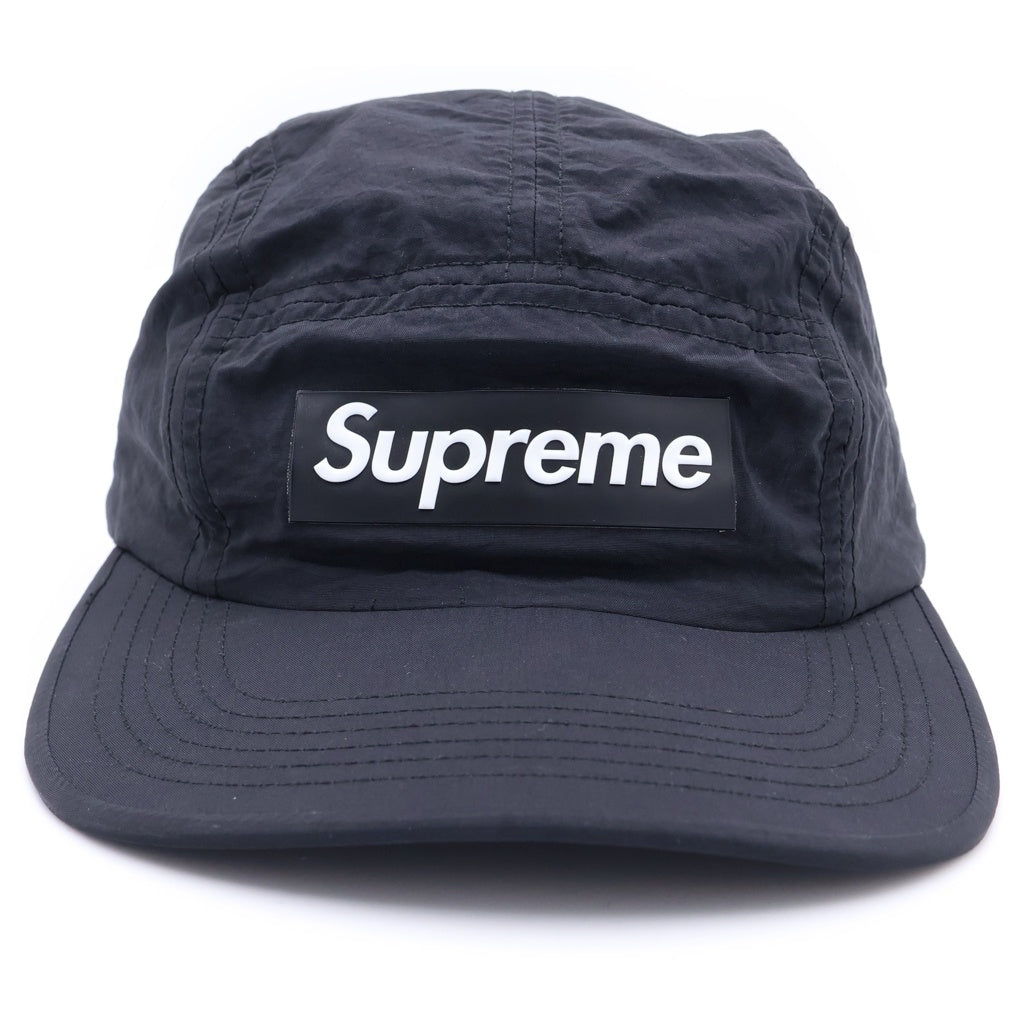 SUPREME(シュプリーム) 18SS Raised Logo Patch Camp Cap レイズドロゴパッチ キャンプキャップ 帽子 ブラック