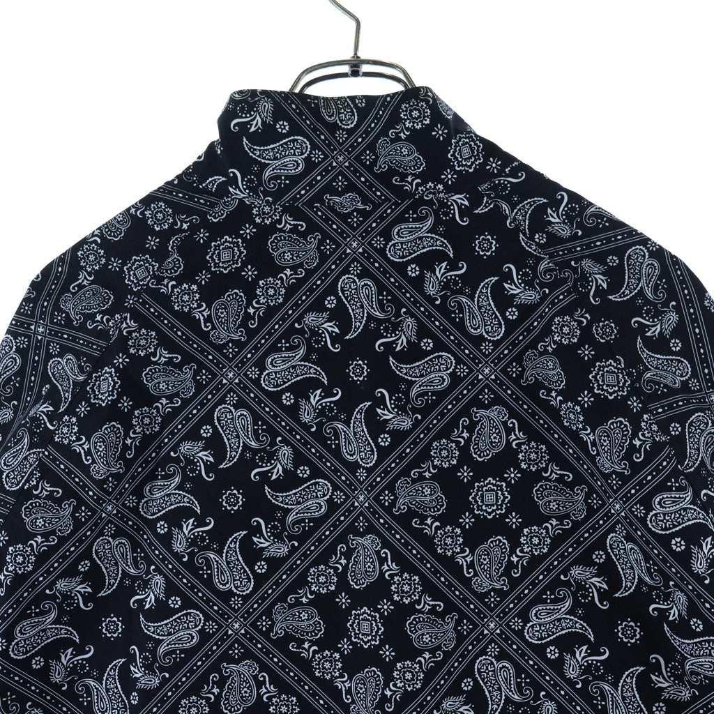 SUPREME(シュプリーム) 18SS Bandana Track Jacket バンダナ 総柄 トラックジャケット ブラック