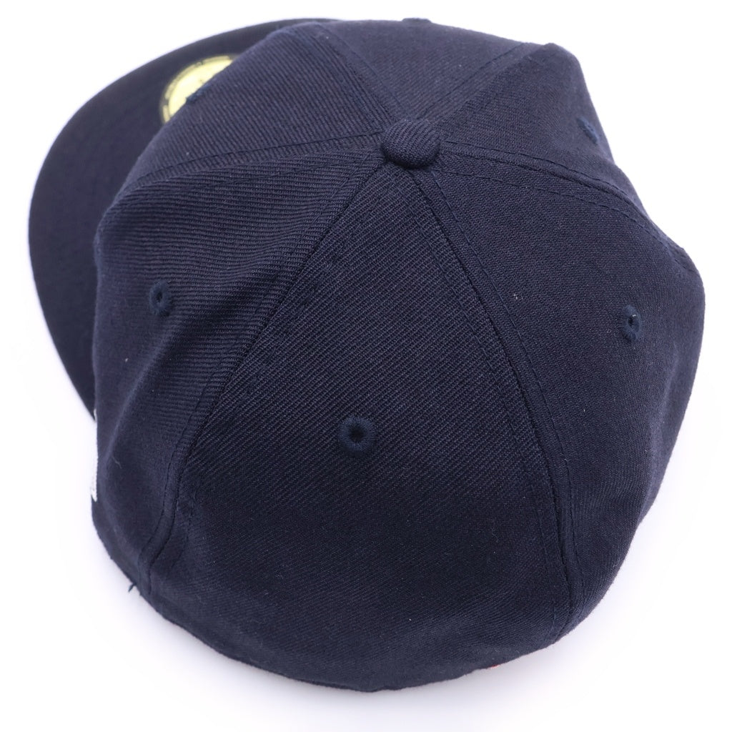 SUPREME(シュプリーム) 14AW ×New Era Tonal Box Logo Cap ニューエラ トーナル ロゴ 6パネル ベースボールキャップ 帽子 ネイビー
