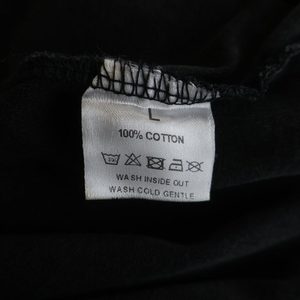 NO BRAND(ノーブランド) VALE Black Panther Rhine Stone Tee ベイル ブラックパンサー ラインストーン チャコール