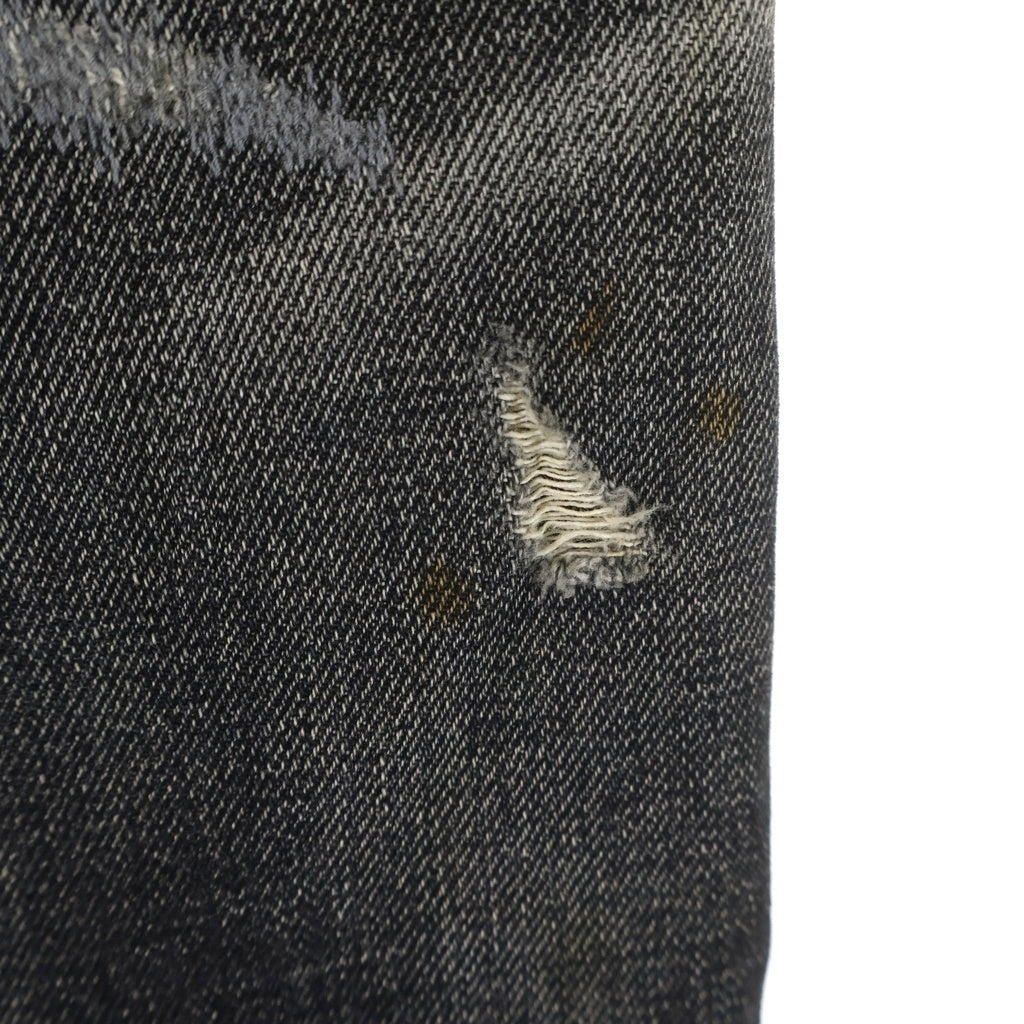 NEIGHBORHOOD(ネイバーフッド) 2004 RIPPER SAVAGE BASIC DENIM PANT 10周年記念 リッパーサベージ ベーシック デトロイト加工 ストレートデニムパンツ ジーンズ ブラック