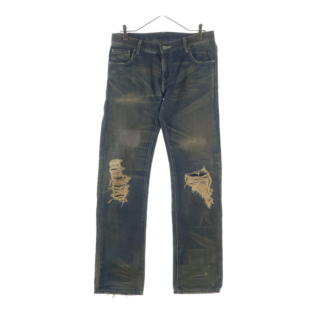 NEIGHBORHOOD(ネイバーフッド) 2003 MAX SAVAGE NARROW-2 DENIM PANT マックスサベージ ナロー2 デトロイト加工 ストレートデニムパンツ ジーンズ インディゴ