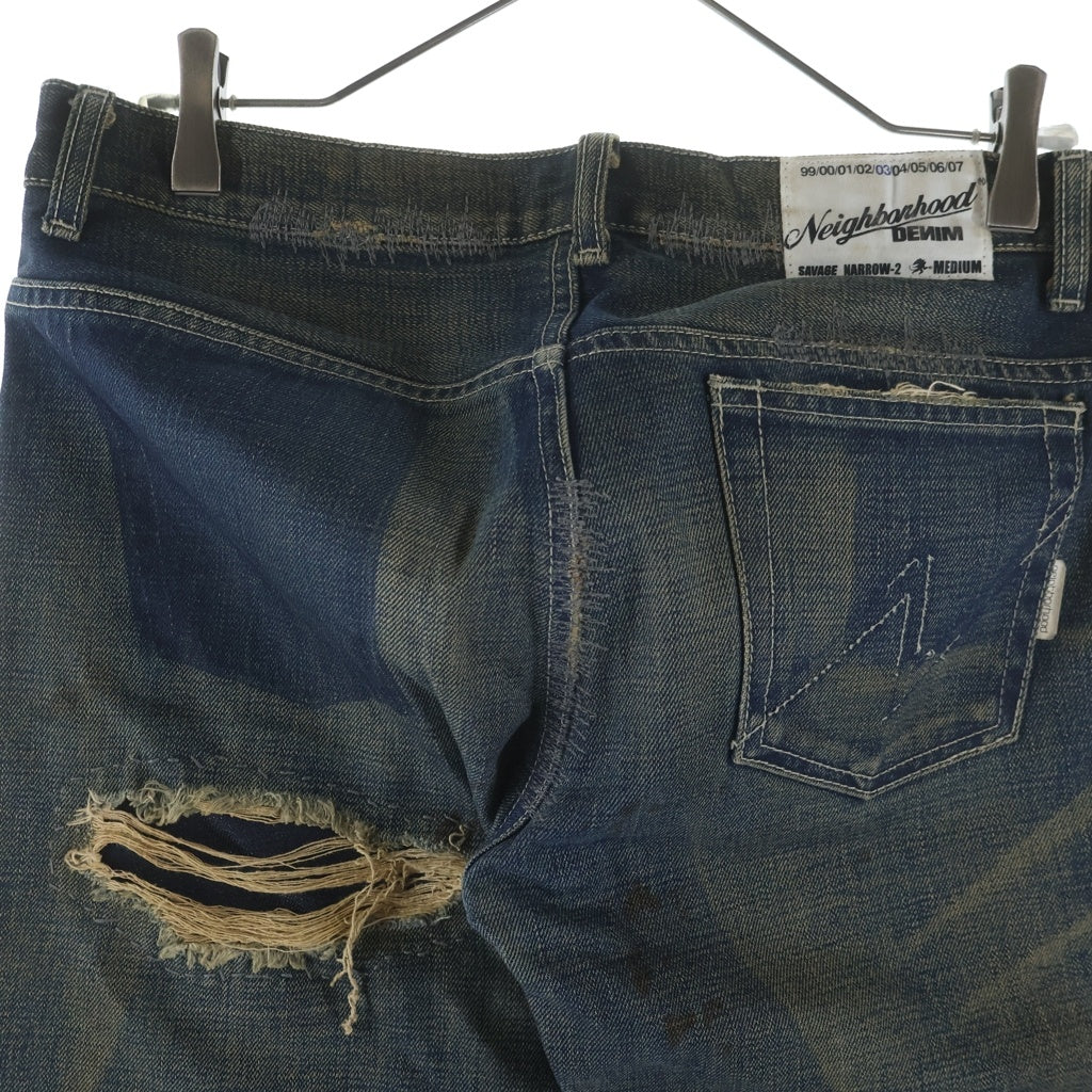 NEIGHBORHOOD　max savage narrow NEIGHBORHOOD(ネイバーフッド) 2003 MAX SAVAGE NARROW-2 DENIM PANT