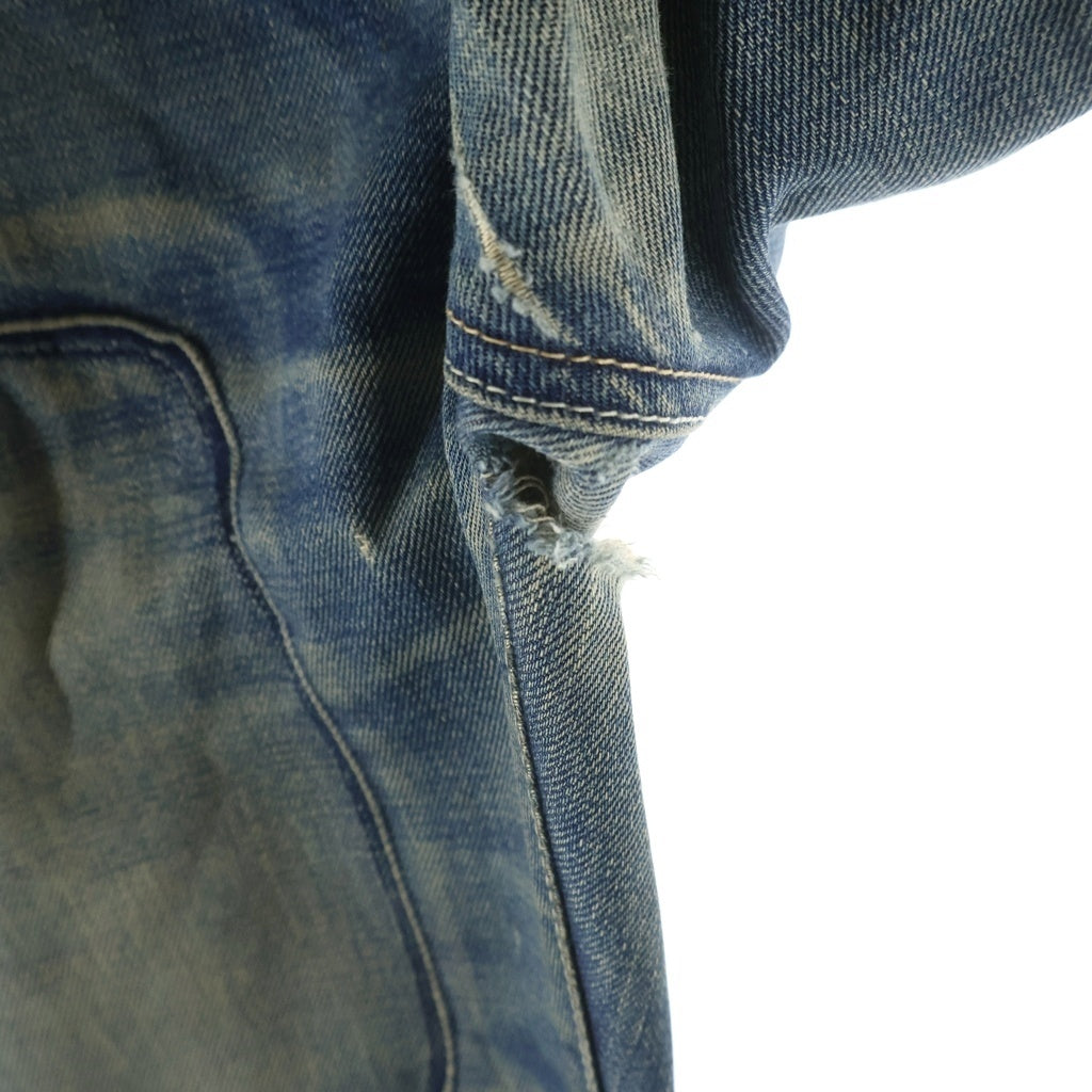 NEIGHBORHOOD(ネイバーフッド) 05AW FRAGMENT SAVAGE NARROW STRAIGHT DENIM PANT フラグメントサベージ ナロー デトロイト加工 ストレートデニムパンツ ジーンズ インディゴ 052EX