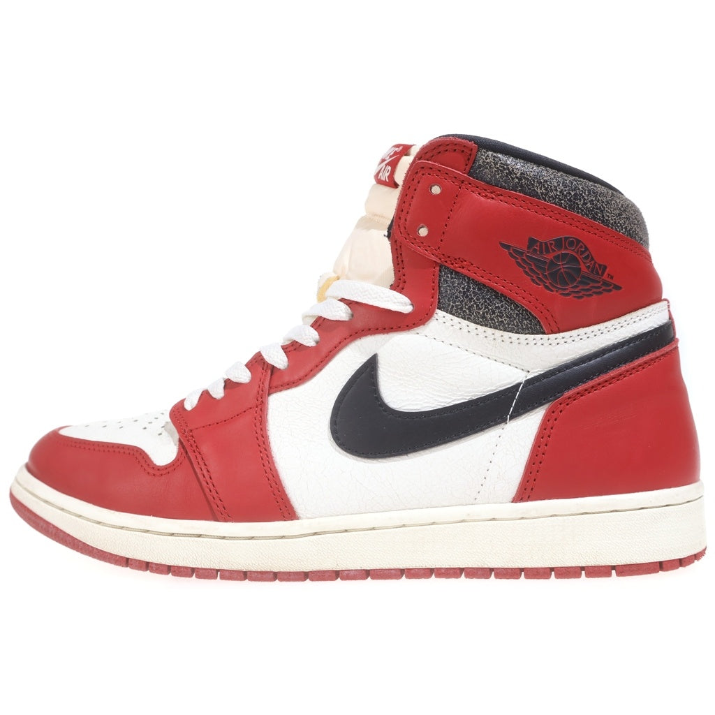 NIKE(ナイキ) AIR JORDAN 1 HIGH OG エアジョーダン1 ハイ OG ロスト&ファウンド シカゴ ハイカットスニーカー ホワイト/レッド US12/30cm DZ5485-612