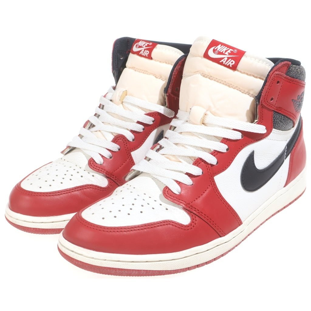 NIKE(ナイキ) AIR JORDAN 1 HIGH OG エアジョーダン1 ハイ OG ロスト&ファウンド シカゴ ハイカットスニーカー ホワイト/レッド US12/30cm DZ5485-612