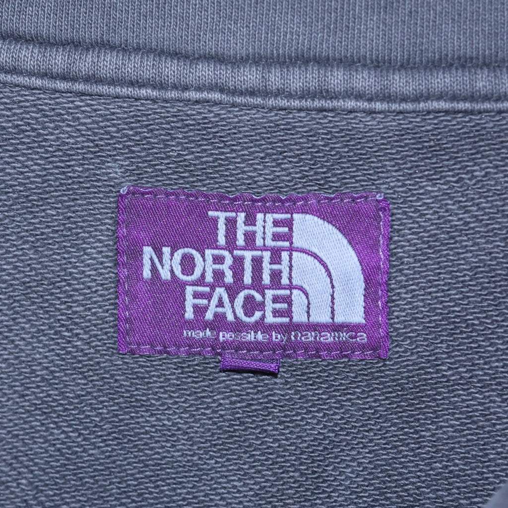THE NORTH FACE PURPLE LABEL(ノースフェイスパープルレーベル) 11oz Half Zip Sweatshirt ヘビーウェイト ハーフジップ スウェットシャツ チャコール N25SH010
