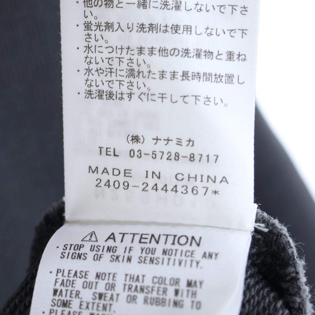 THE NORTH FACE PURPLE LABEL(ノースフェイスパープルレーベル) 11oz Half Zip Sweatshirt ヘビーウェイト ハーフジップ スウェットシャツ チャコール N25SH010