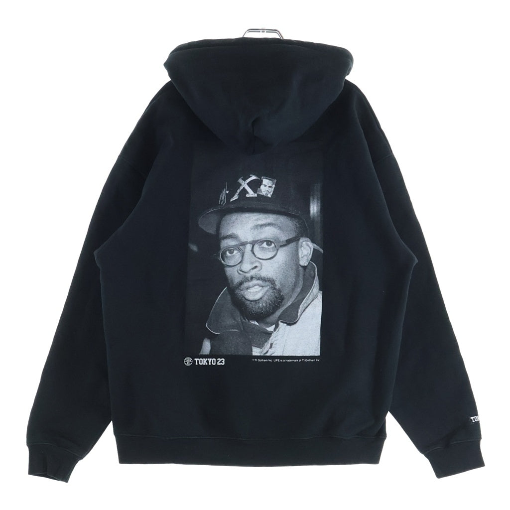 TOKYO23(トウキョウニジュウサン) × LIFE magazine PHOTO PULL-OVER HOODIE フォトプリント プルオーバーパーカー スウェットフーディ ブラック 2223-003SS
