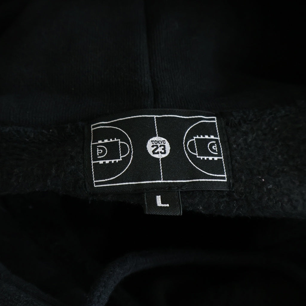 TOKYO23(トウキョウニジュウサン) × LIFE magazine PHOTO PULL-OVER HOODIE フォトプリント プルオーバーパーカー スウェットフーディ ブラック 2223-003SS