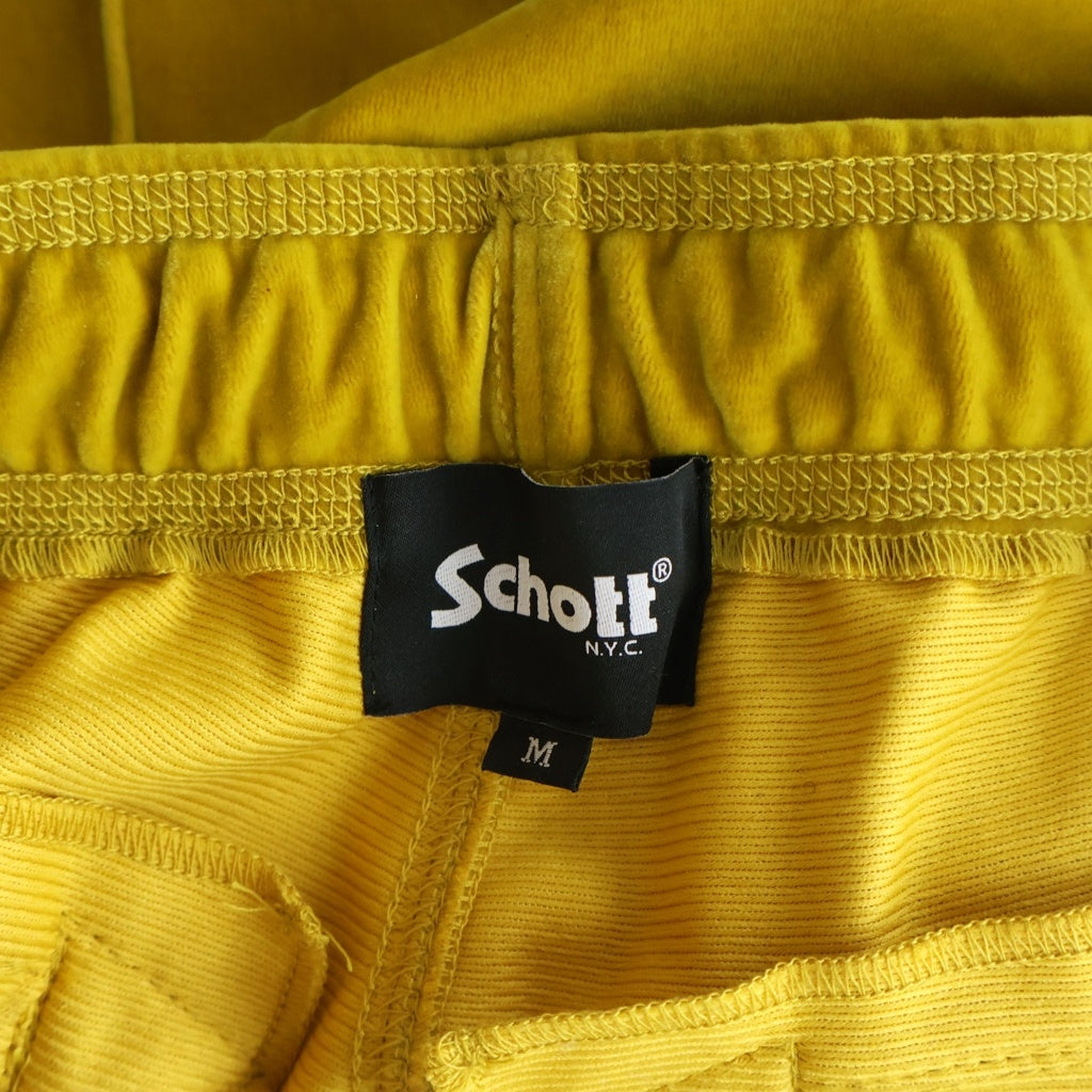 SCHOTT(ショット) VELOR WESTERN PANTS ベロア ウエスタンパンツ イエロー 2223-003SS