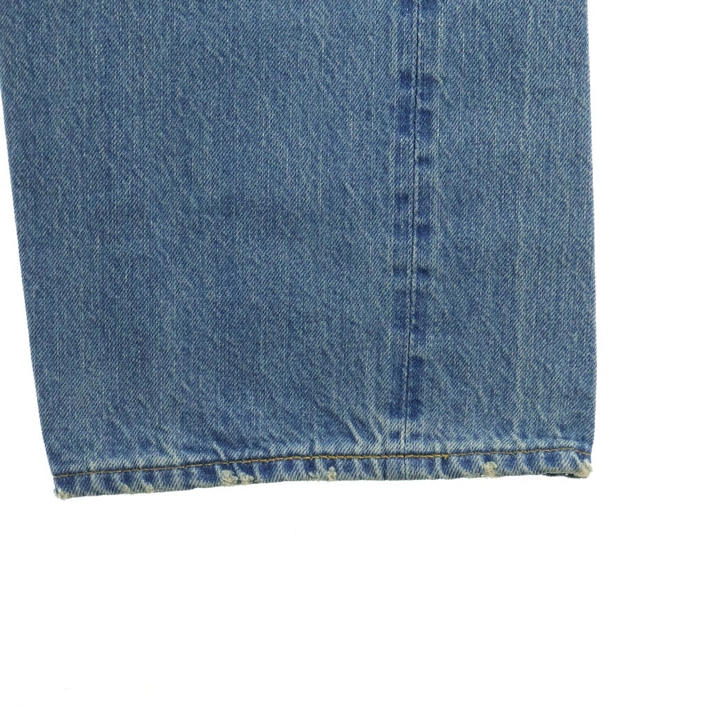 Levi's(リーバイス) 501XX 復刻 1947MODEL BIG E ボタン裏刻印3015 ウォッシュド ダメージ加工 デニム インディゴ 47501-0220
