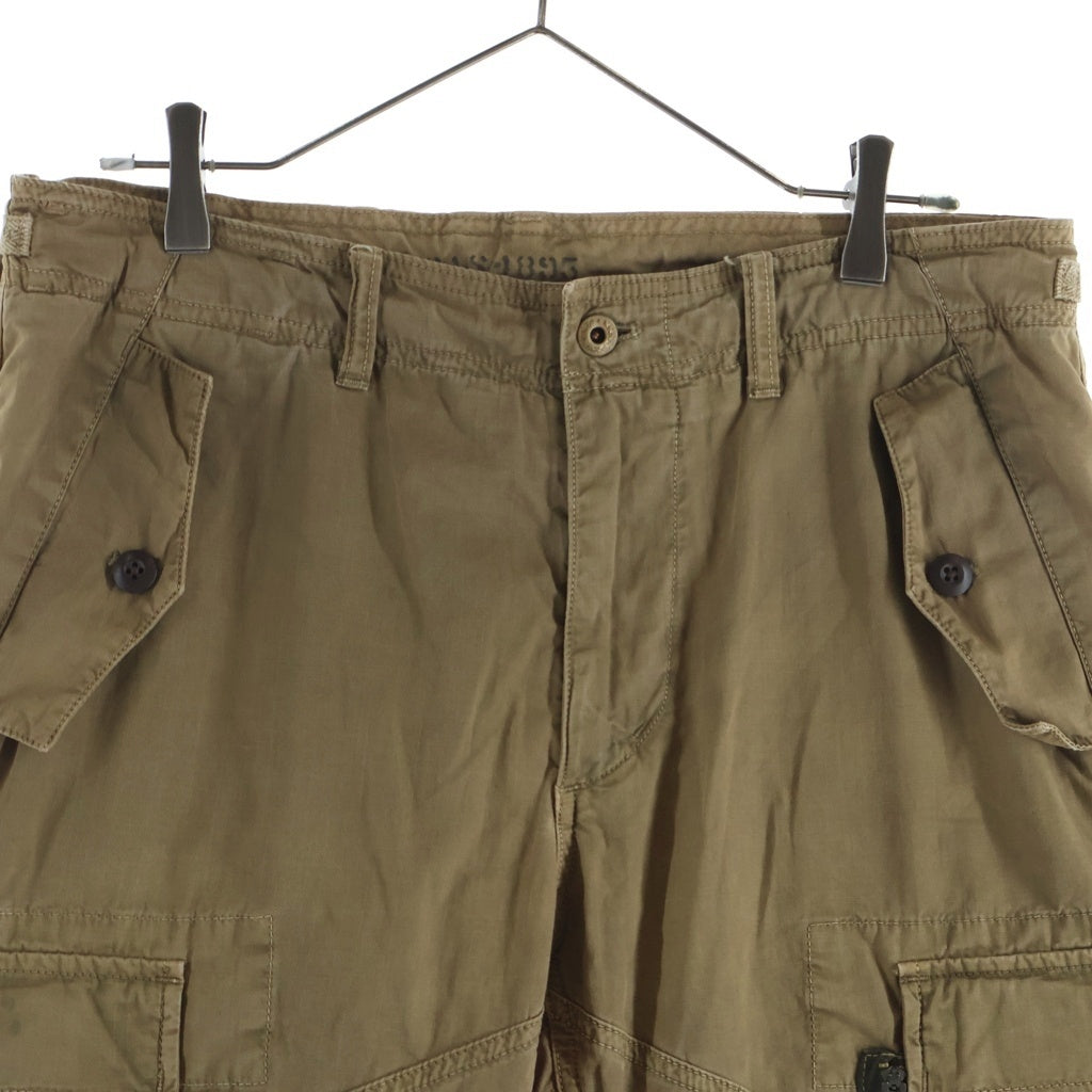 POLO RALPH LAUREN(ポロラルフローレン) 90s Military Cargo Pants ミリタリー ギミック カーゴパンツ ブラウン MILーJ-4883A