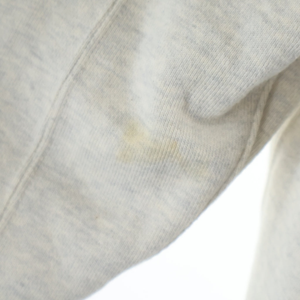 NO BRAND(ノーブランド) 【TAR トーキョーエアランナー】00s TAR COMMUNICATIONS HOODIE W～E グラフィックプリント リバーシブル ジップアップ プルオーバースウェットパーカー グレー