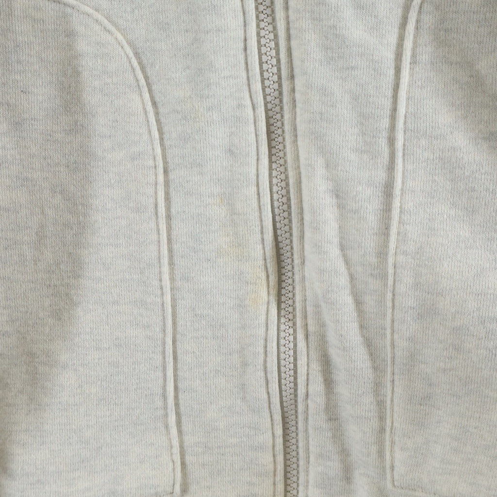 NO BRAND(ノーブランド) 【TAR トーキョーエアランナー】00s TAR COMMUNICATIONS HOODIE W～E グラフィックプリント リバーシブル ジップアップ プルオーバースウェットパーカー グレー