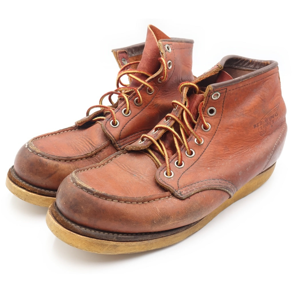 RED WING(レッド ウイング) アイリッシュセッター 7ホール ワーク ショート レザーブーツ ブラウン