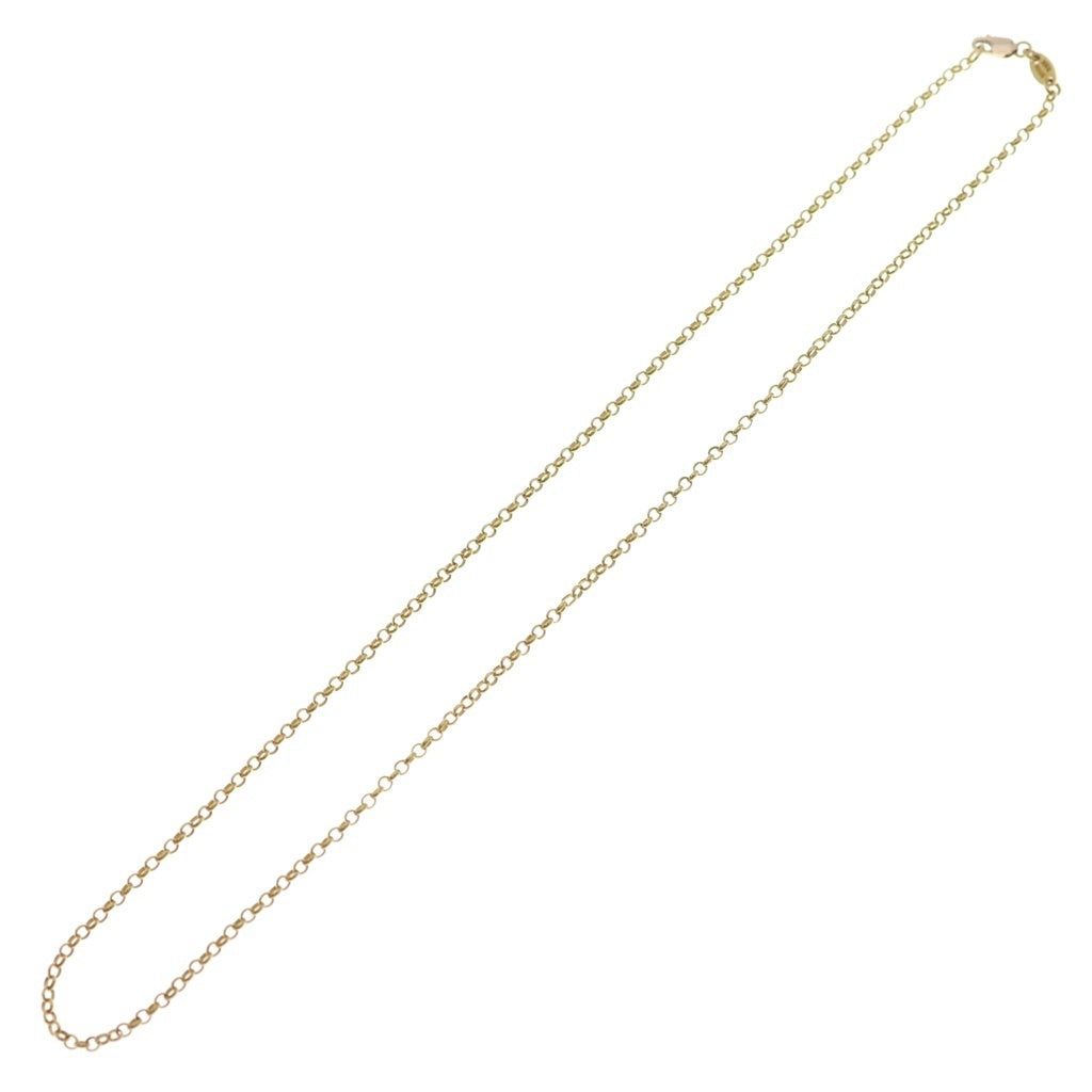 CHROME HEARTS(クロムハーツ) 22K NECKCHAIN R18 ロールチェーンネックレス 18inch ゴールド BCA010