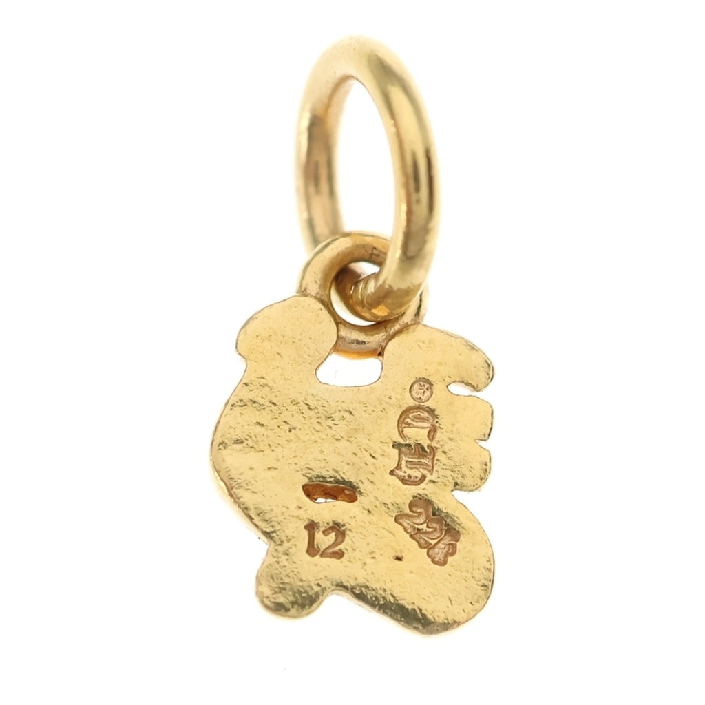 CHROME HEARTS(クロムハーツ) 22K STACK ALPHABET アルファベットスタックチャーム Yイニシャル ネックレストップ ゴールド