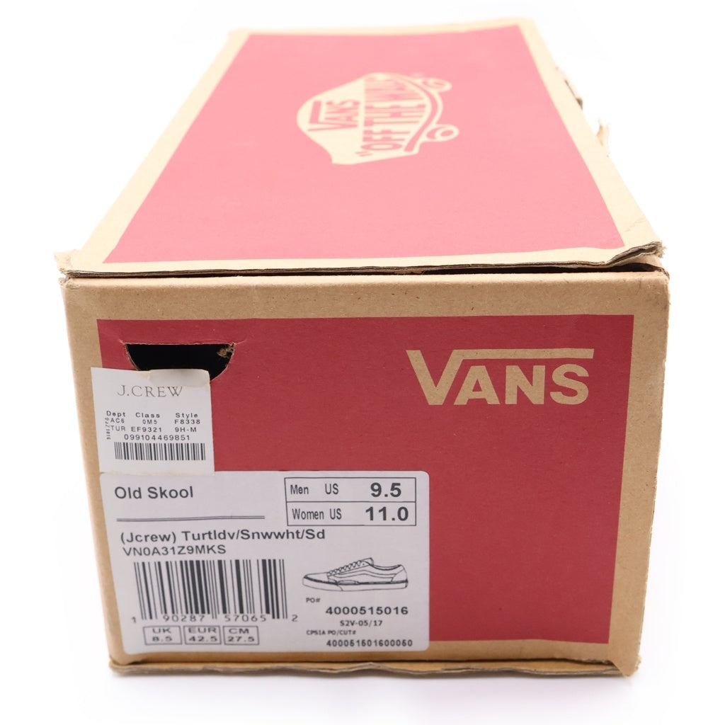 VANS(ヴァンズ) × J.Crew OLD SKOOL ジェイクルー オールドスクール スエード ローカットスニーカー グレー US9.5/27.5cm VN0A31Z9MKS