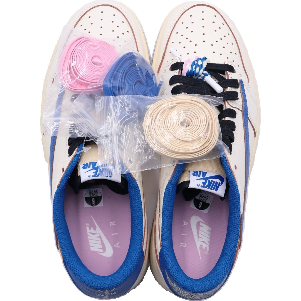 NIKE(ナイキ) ×TRAVIS SCOTT ×FRAGMENT DESIGN AIR JORDAN 1 LOW OG トラヴィススコット フラグメントデザイン エアジョーダン1 ローカットスニーカー DM7866-104