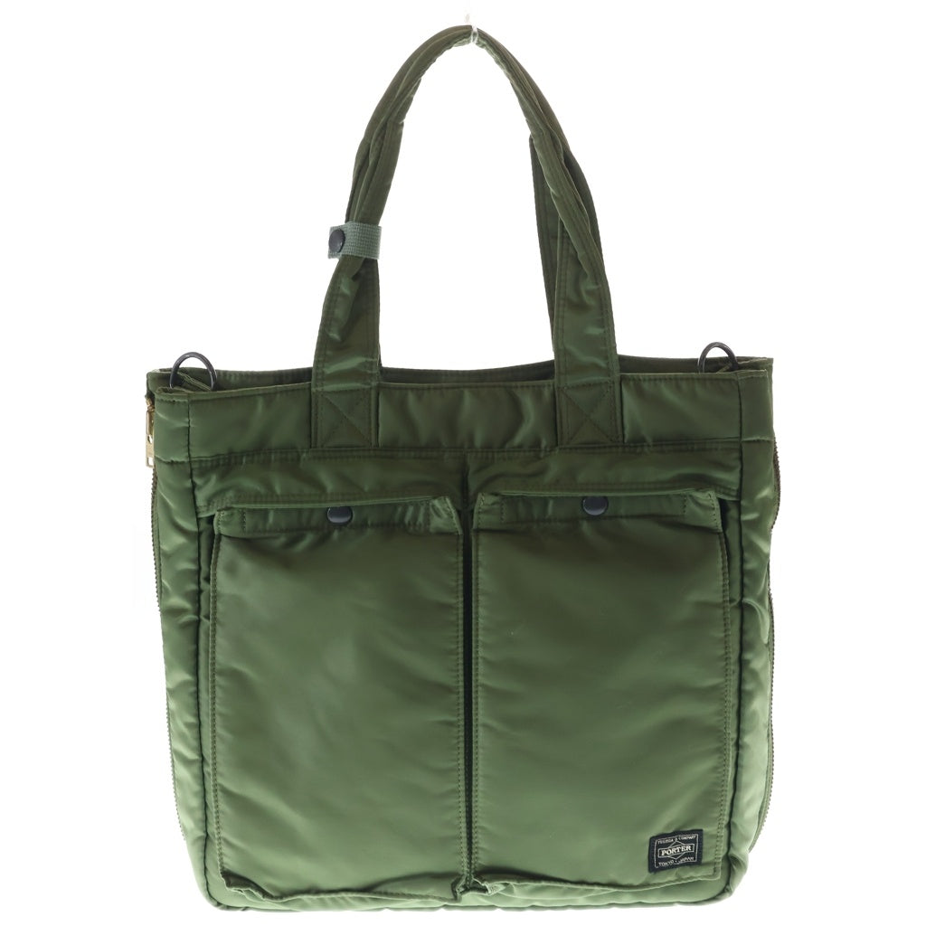 PORTER(ポーター) Tanker Tote Bag タンカー ナイロン ビジネス トート バッグ カーキ