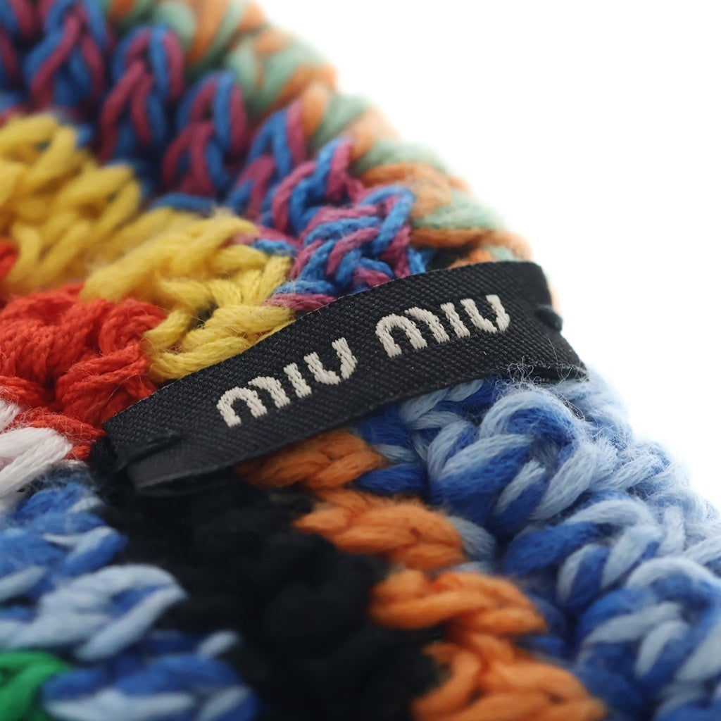 miumiu(ミュウミュウ) Multicolor Crochet Scrunchie マルチカラー