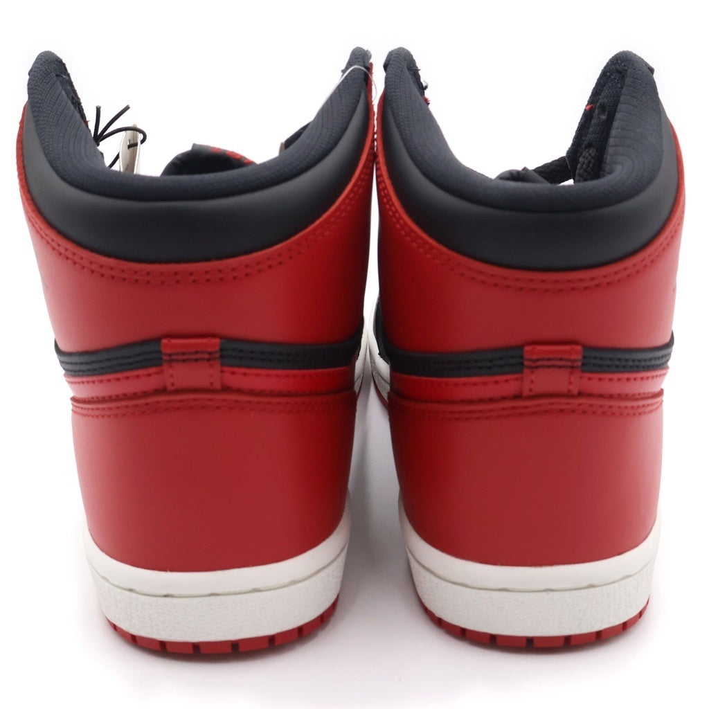 NIKE(ナイキ) AIR JORDAN 1 HIGH 85 BRED エアジョーダン 1 85 ブレッド ハイカットスニーカー ブラック/レッド US10.5/28.5cm HV6674-067