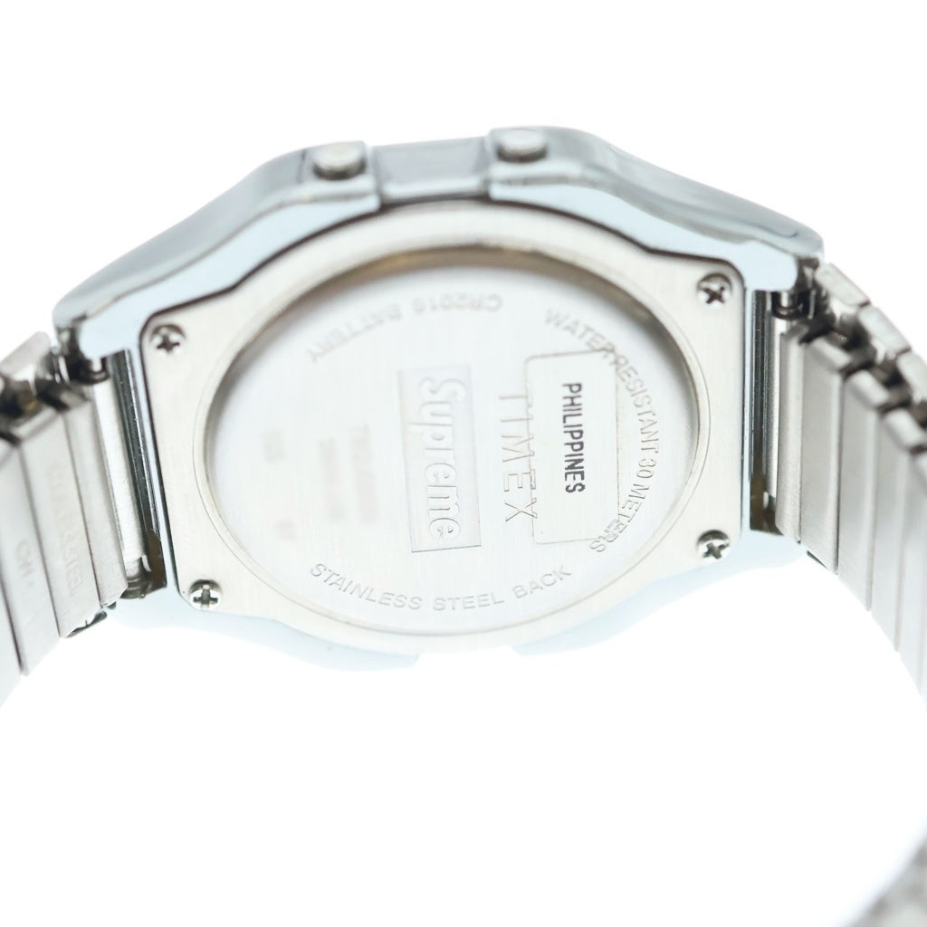 SUPREME(シュプリーム) 19AW ×Timex Digital Watch タイムックス デジタルウォッチ 腕時計 シルバー