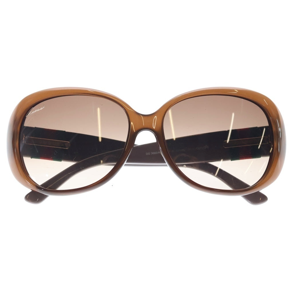 GUCCI(グッチ) GGシェリーライン ウエリントン サングラス ブラウン GG3660 レディース