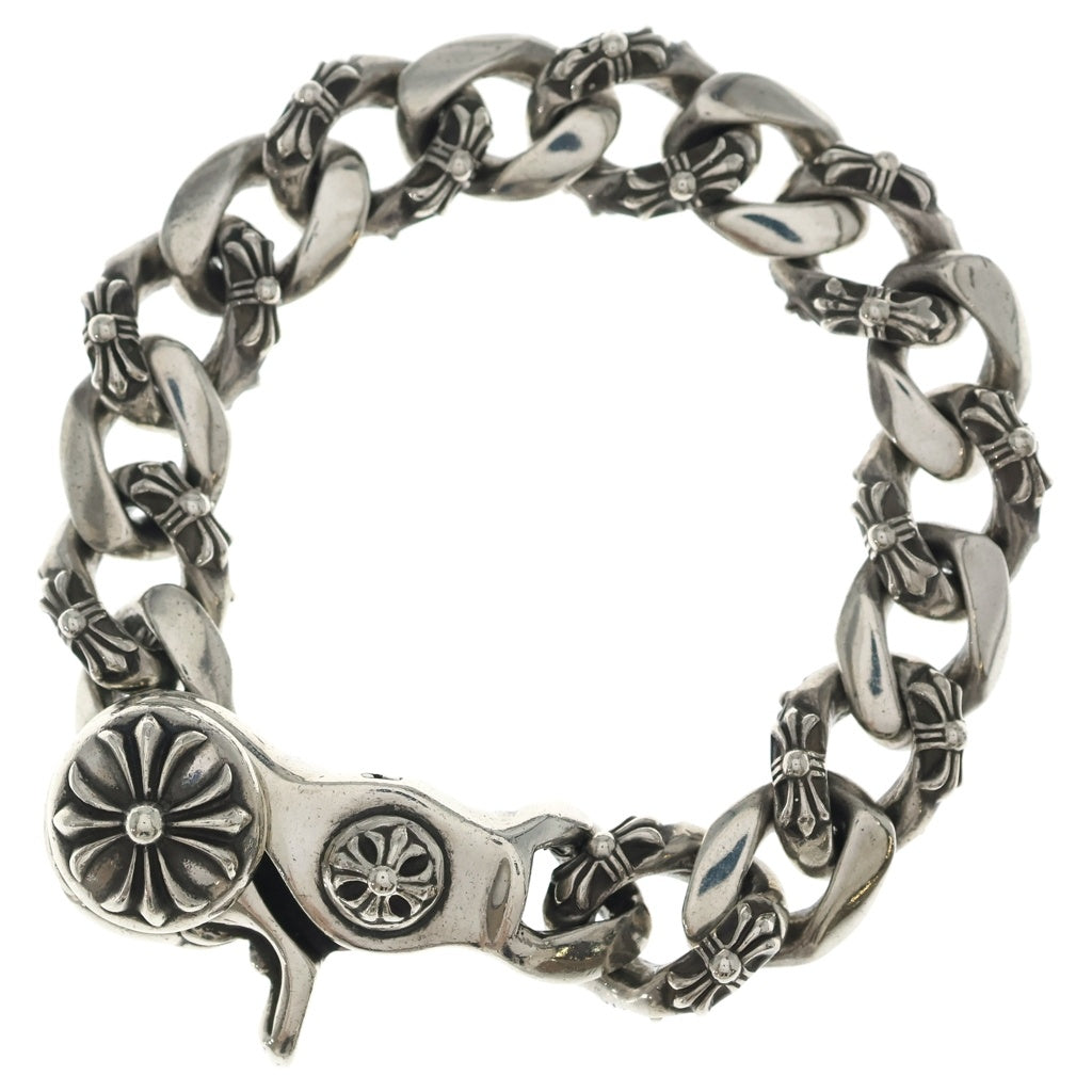 CHROME HEARTS(クロムハーツ) FNCY CHN LNK ファンシーリンククリップブレスレット 15リンク シルバー BCA145