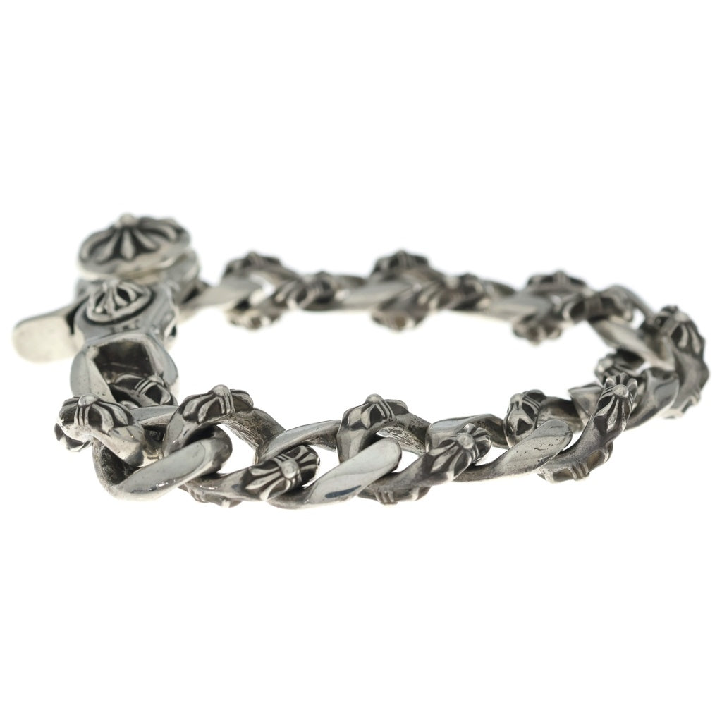 CHROME HEARTS(クロムハーツ) FNCY CHN LNK ファンシーリンククリップブレスレット 15リンク シルバー BCA145